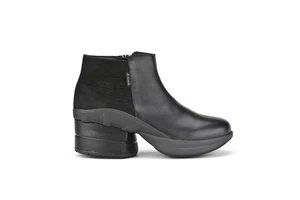 Z-COIL PAIN RELIEF FOOTWEAR-OLIVIA ANKLE BOOT WITH SIDE ZIP-BLACK-WOMEN’S 9 - Picture 1 of 5