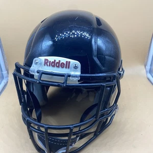 Riddell Victor Jugend Football Helm blau Größe L 2017 mit Innenfutter & Kinnriemen - Bild 1 von 10