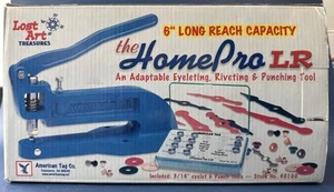 HOMEPRO AMERICAN TAG EYELET SETTING TOOL SCRAPBOOKING LR 6" Long Reach Capacity - Picture 1 of 1