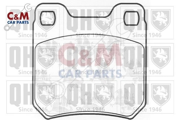 Rear Brake Pad Set for SAAB 9-5 from 1997 to 2009 - QH (2) - Image 1 of 1