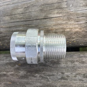 (100 CLI) Unione Maschio/Femmina 1 Pollice Alluminio NUOVO Stock - Foto 1 di 4