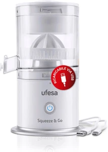 Squeeze & Go White, Spremi Agrumi Elettronico, Estrattore Frutta E Verdura, USB  - Foto 1 di 12