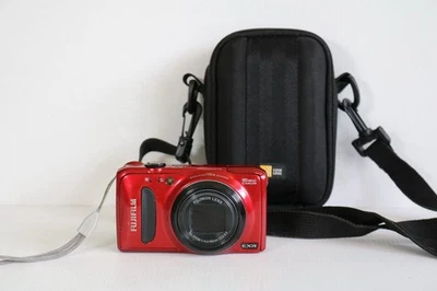 Fujifilm Digital Camera FinePix F660 EXR 16.0MP Red Tested - Image 1 of 4