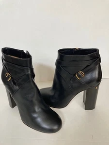 Bally Leather Elegant high-heel Boots Sz IT 40/US 9 - Picture 1 of 9