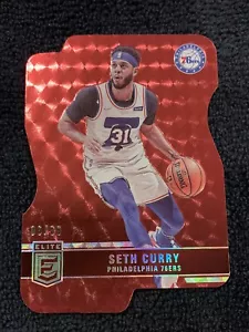2021-22 Donruss Elite - Seth Curry - FOTL Red Die Cut SSP /69 - 76ers - Picture 1 of 2