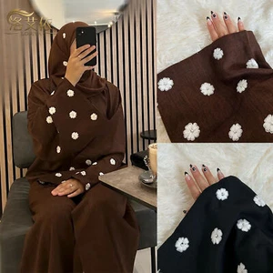 Mujeres Musulmanas Batas Largas Cárdigan Abierto Maxi Vestido Dubai Turquía Kimono Árabe - Imagen 1 de 26