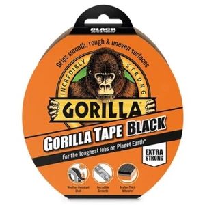 Gorilla Tape 48mm x 32M stark schwarz Duct Gaffer Tape extra lang Gaffa Rolle DIY - Bild 1 von 10