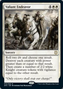 MTG - VALIANT ENDEAVOR - Forgotten Realms Commander (R) - Picture 1 of 1