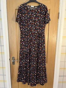 SUGARHILL Brighton, Bakari Jersey Maxi Smock Women's Dress, Size 10 - Picture 1 of 5