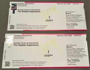 Robbie Williams"The Robbie Experience" München - Bild 1 von 1