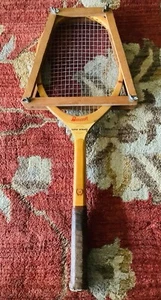 Bancroft Special Super Winner Tennisschläger Holz Bambusasche 4 1/4"" Griff - Bild 1 von 7