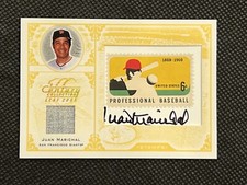 2005 Juan Marichal Leaf Century Stamps Signature Material Pro Ball #S-25 6/27