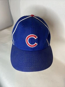 Vintage Chicago Cubs Fitted Cap Size 7 3/8 American Needle Made In USA - Picture 1 of 12