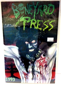 BONEYARD PRESS 1993 WRAP TOURBOOK DUAL SIGNED FISHER & SALLEE- ULTRA GORY!!! - Picture 1 of 1