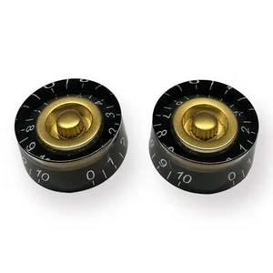 AxLabs Black And Gold Speed Knob With White Font - 2 Pack - Picture 1 of 1