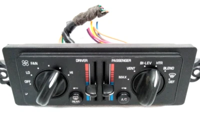 10308120 Buick 2001 2005 Century Regal Interruptor de control de calefacción Unidad de tablero 2004 V37 Foto 1 de 4