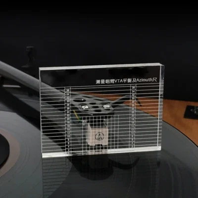 AUDIOCRAST LP Vinyl Measurement Arm VTA balance and Azimuth Ruler Turntable Accessories