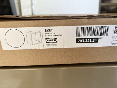 IKEA EKET White Square Cabinet Shelf Storage Box 703.321.24 - Image 1 of 2