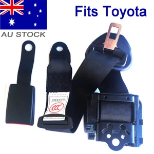 For Toyota 3Points Seatbelt Replace Universal Seat Belt Harness Driver Passenger - Picture 1 of 12
