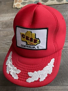 CSES ELECTRICAL SUPPLY CENTRALIA, IL Red Foam Mesh Back SNAPBACK TRUCKER HAT CAP - Picture 1 of 10