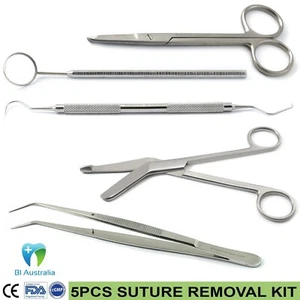 Surgery Surgical Veterinary Student Dissecting Suture Removal 5Pcs Kit Tools - Bild 1 von 1