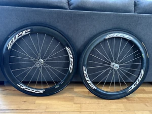Zipp 404 Tubular Wheelset rim brake 11 speed (Shimano Cassette included) - Picture 1 of 12