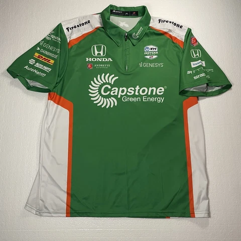 IndyCar Racing Short Sleeve Pit Crew Jersey shirt XL Capstone Honda 2021 Cover