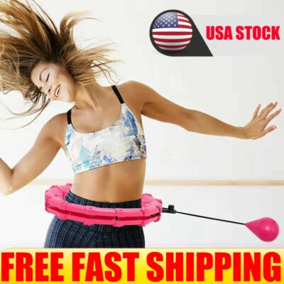 24 Knots Fitness Smart Hula Hoop Detachable Lose Weight Exercise Thin Waist - Image 1 of 4