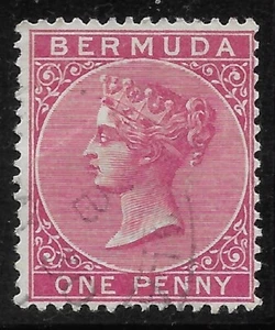 1889 BERMUDA SC#19 VICTORIA USED VF - Picture 1 of 1