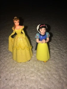 1992 Disney Belle &  Snow White 3" PVC Figurines Lot of 2  - Picture 1 of 7