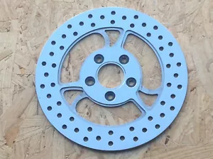 11.5 Inch USA BRAKE ROTOR by EDDIE TROTTA ** STAINLESS STEEL Harley 1984-1999 - Picture 1 of 4
