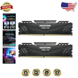 AMD and Intel Compatible 32GB DDR4 3200MHz Gaming RAM - Unbuffered UDIMM - Picture 1 of 8