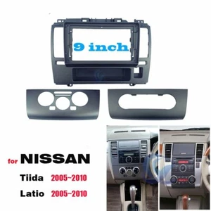 9" Car radio Fascia Frame Install Panel Trim for Nissan Tiida Versa 2005-2012 - Picture 1 of 6