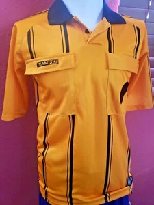 Team Ref gelb Fußball Schiedsrichter Trikot, Erwachsene klein - Bild 1 von 3