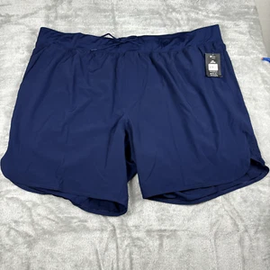 Pantaloncini uomo Athletic Works 3XL 48-50 tessuto corto passeggio BLU - Foto 1 di 11