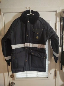 RefrigiWear Iron-Tuff Enhanced Visibility Reflective Siberian Workwear Jacket m - Picture 1 of 7