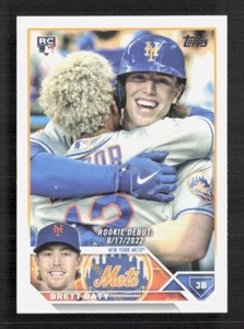 Brett Baty 2023 Topps Update Rookie Debut US158 - Picture 1 of 2