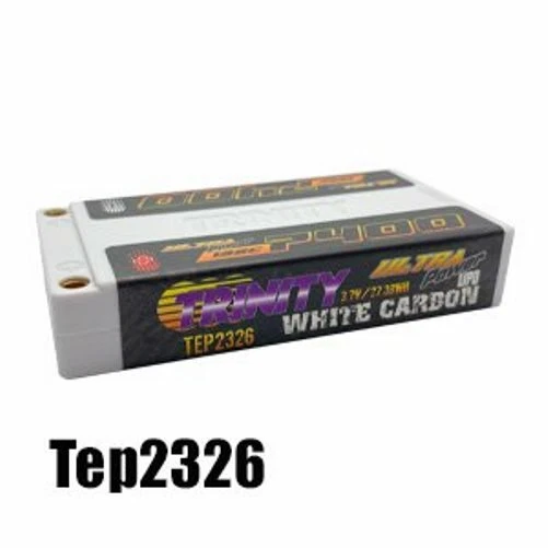 Trinity White Carbon 7400mah 3.7v 1s 135C Ultra Power Lipo Battery TRI-1038 - Image 1 of 1