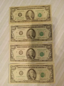 4 1985 $100 Bills - Picture 1 of 22