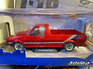 VW VOLKSWAGEN CADDY GOLF PICK UP PICK-UP ROSSO MKI 1982 metallo solido RARO 1:18 - Foto 1 di 7