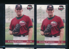 Lot (2) 2000 Grandstand #45 Eddy Furniss Altoona Curve Player Lot (GF85) SWSW6