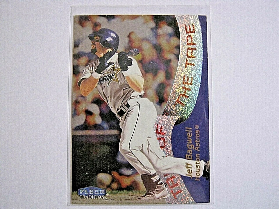 Jeff Bagwell 1998 Fleer Tradition Tale Of The Tape Short Print Card #321 - Image 1 of 1