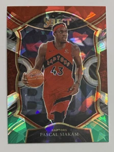 Prizm 2020-21 Select NBA Pascal Siakam Concourse rojo/blanco/verde hielo agrietado #46 - Imagen 1 de 2