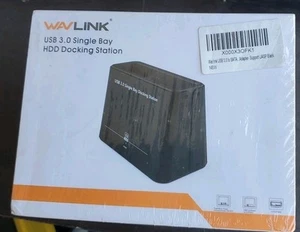 Wavlink Single Bay Docking Station 2.5" & 3.5" HDD SSD ~ USB 3.0/SATA *Brand New - Picture 1 of 1