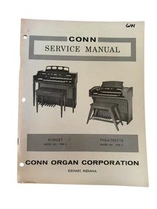 Conn Orgel Menuett 543 Theater 551 Typ 3 Service Reparaturanleitung Schaltpläne - Bild 1 von 3