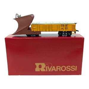 RIVAROSSI Train car 2286/0 SNOW PLOW Erie 077 In Original Box - Picture 1 of 7