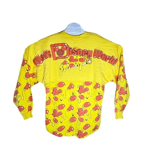 Camiseta Walt Disney World Mickey Pizza Spirit Amarilla Talla Pequeña N - Imagen 1 de 6