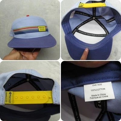 Gorra Marmot X Pendleton Unisex Talla Única Azul Algodón Snap Back Clásica 5 Paneles Foto 1 de 4