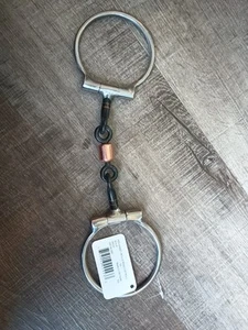 FES Sweet Iron D Ring Kupfer Roller 5" Trense French Link Western - Bild 1 von 3
