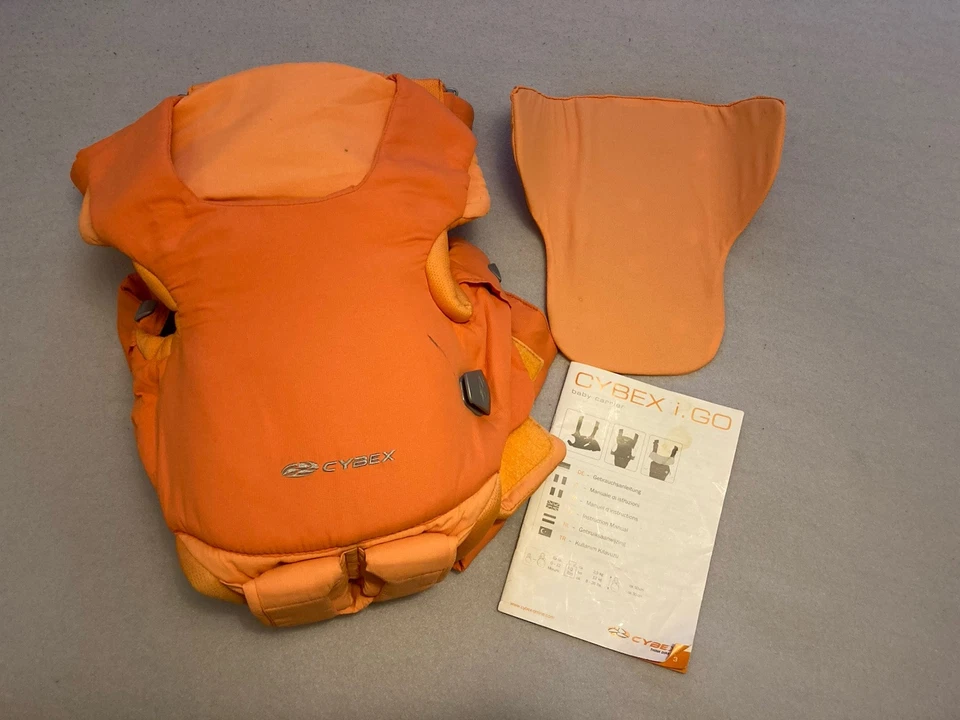 CYBEX i. GO Babytrage, Bauchtrage, Click, Orange, von Geburt bis ca. 1 Jahr - Bild 1 von 4